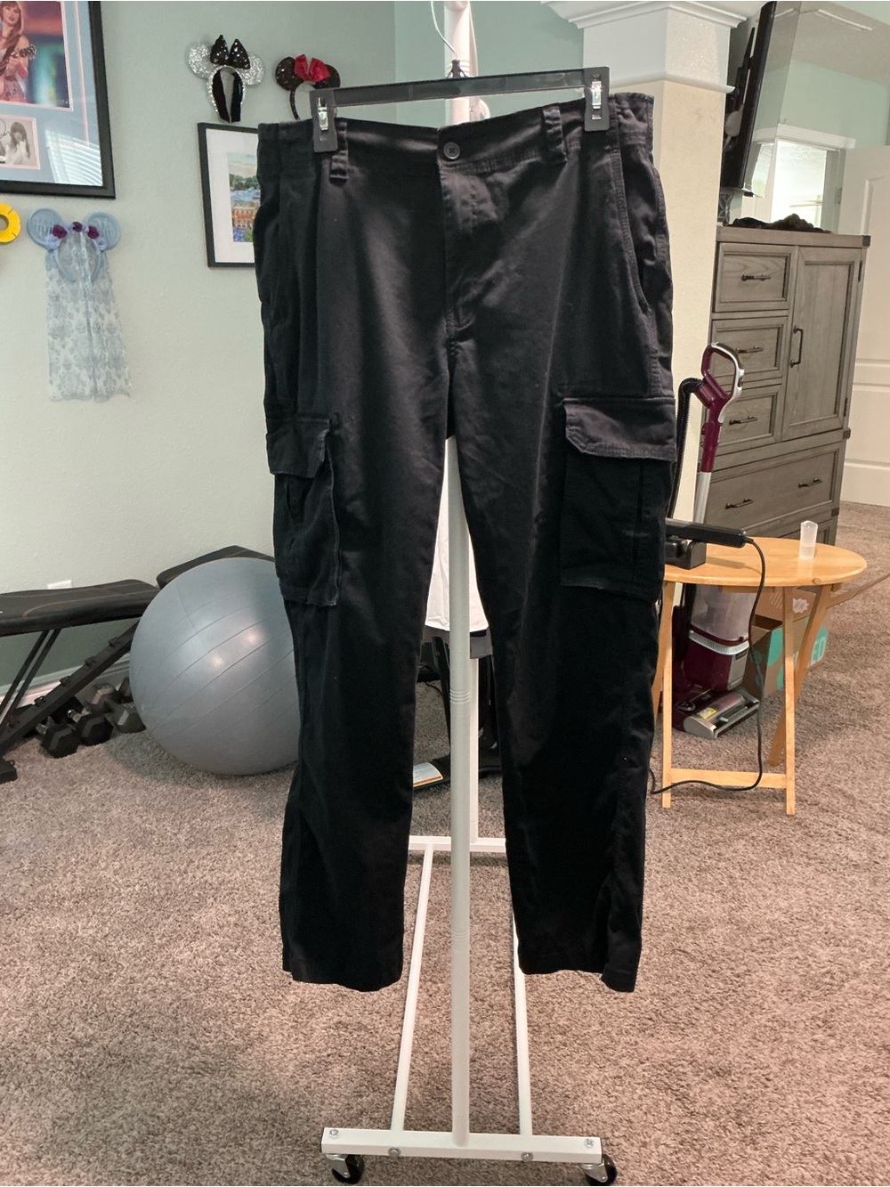 Goodfellow & Co Black Cargo Pants with Flap Pockets